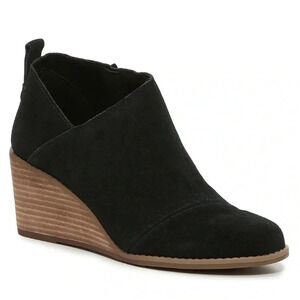 Tom’s Marta Wedge Bootie Black